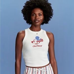 Old Navy x Disney© Mickey Mouse Logo-Graphic Snug Tank Top